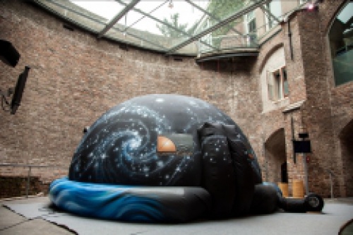 Planetarium op bezoek